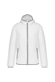 Doudoune légère capuche homme blanche