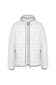 Doudoune légère capuche homme blanche