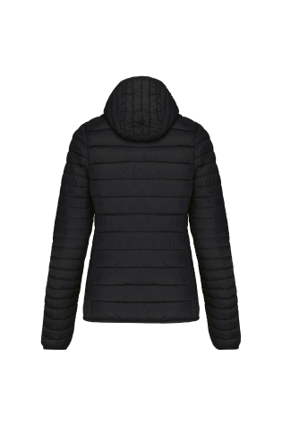 Doudoune légère capuche femme noir