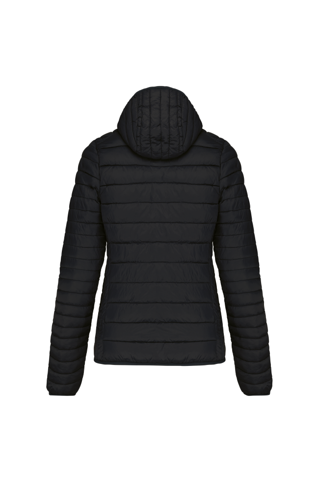 Doudoune légère capuche femme noir