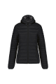 Doudoune légère capuche femme noir