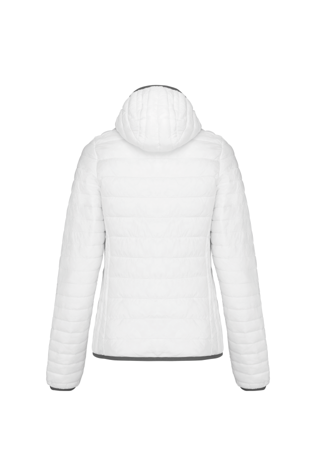 Doudoune légère capuche femme personnalisée | 150 Cover