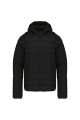 Doudoune noir légère capuche enfant