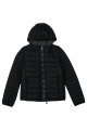 Doudoune noir légère capuche enfant