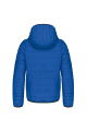 Doudoune bleu légère capuche enfant