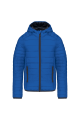 Doudoune bleu légère capuche enfant