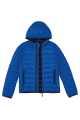 Doudoune bleu légère capuche enfant