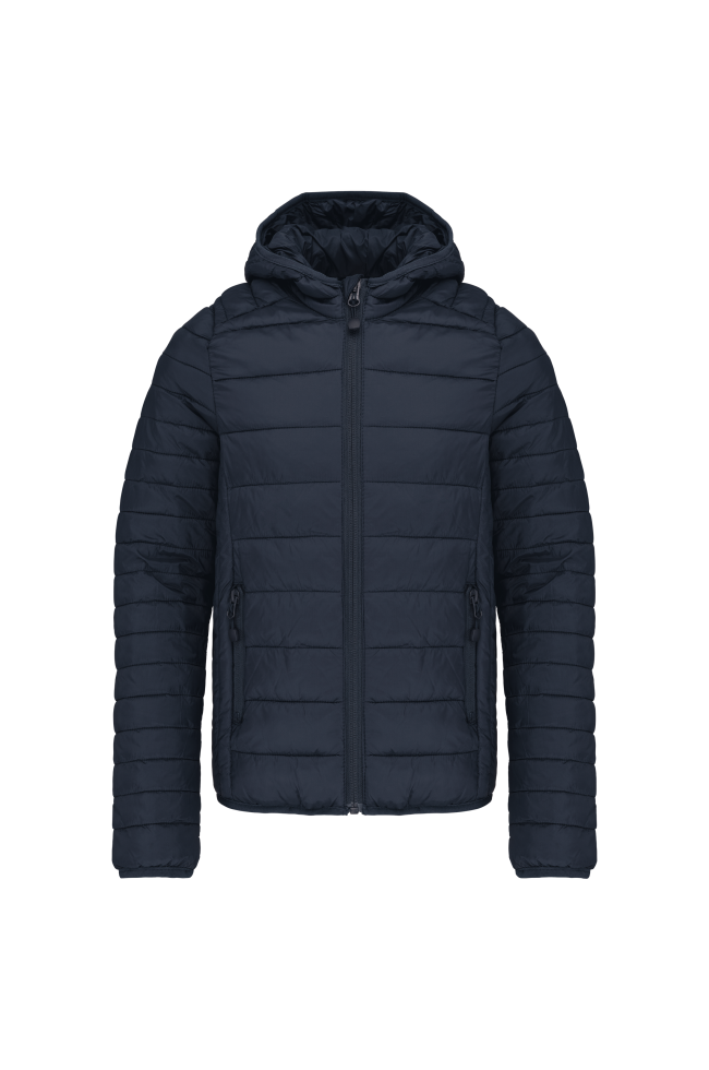 Doudoune bleu marine légère capuche enfant
