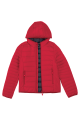 Doudoune rouge légère capuche enfant