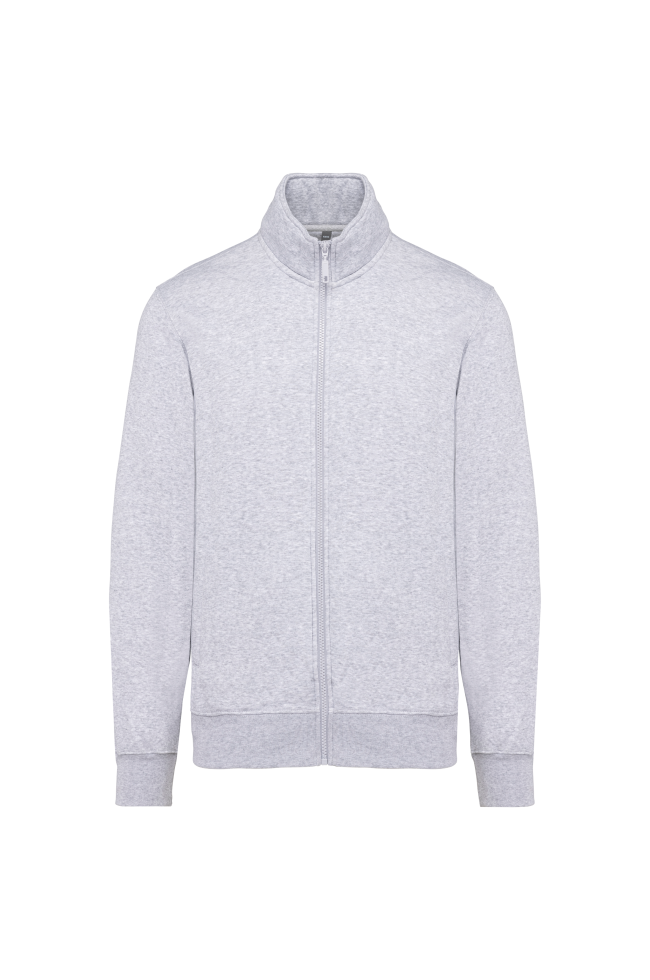 Veste molleton gris homme