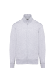 Veste molleton gris homme