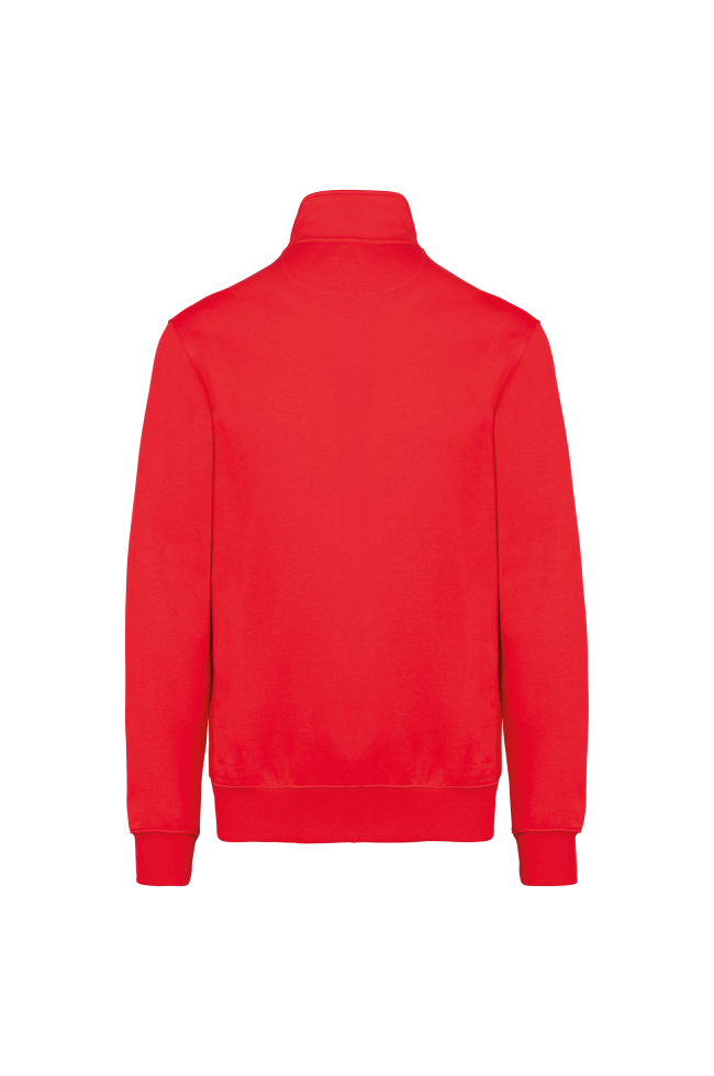 Veste molleton rouge homme