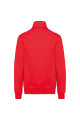 Veste molleton rouge homme