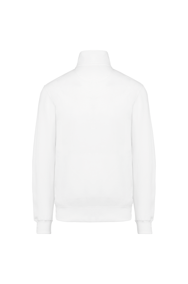 Veste molleton blanc homme