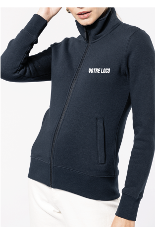 Veste molleton gratté femme personnalisable