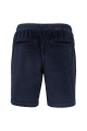 Short écoresponsable en velours bleu marine