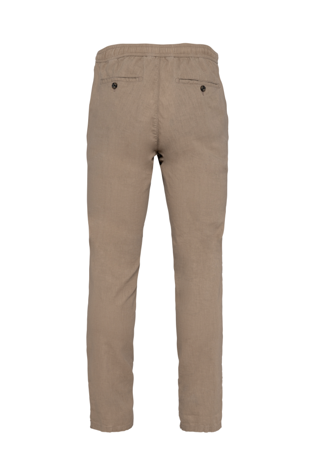 Pantalon écoresponsable en lin et coton bio homme