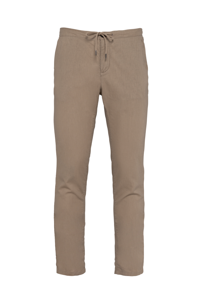 Pantalon écoresponsable en lin et coton bio homme