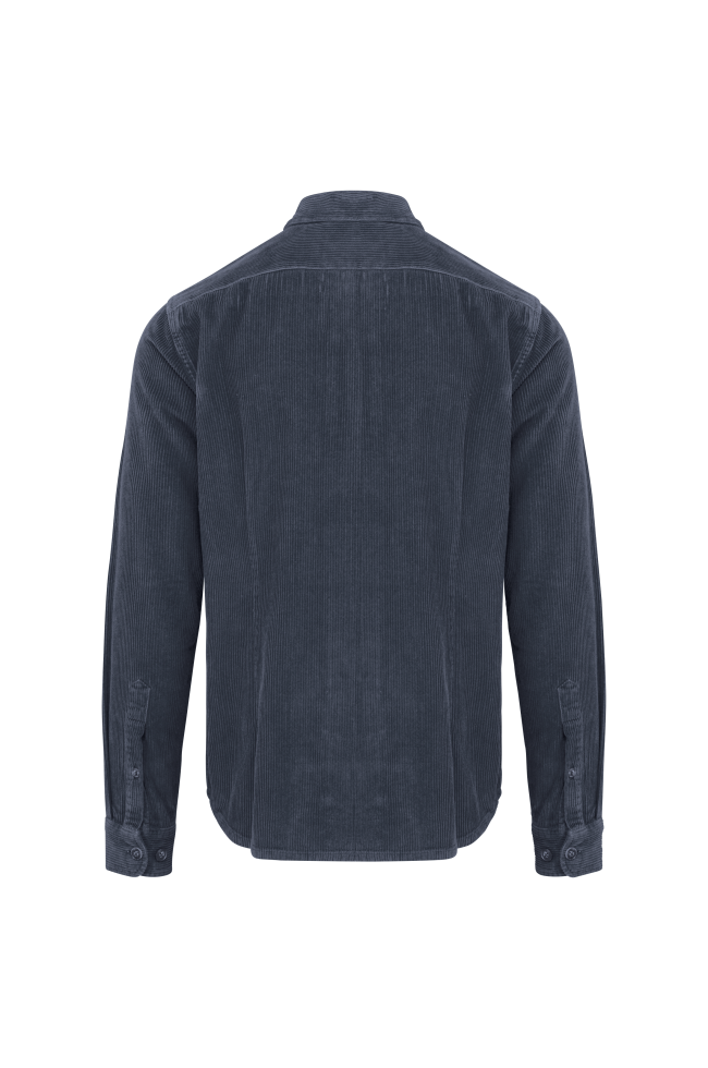 Surchemise écoresponsable délavée en velours côtelé homme
