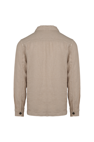Surchemise délavée en lin homme