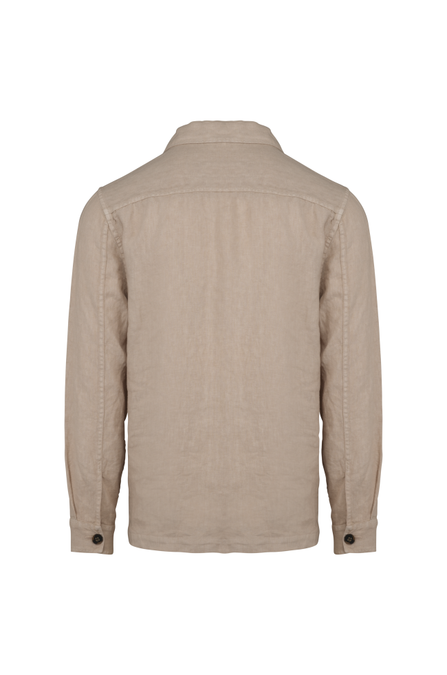 Surchemise délavée en lin homme