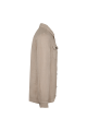 Surchemise délavée en lin homme beige