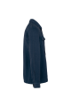 Surchemise délavée en lin bleu marine