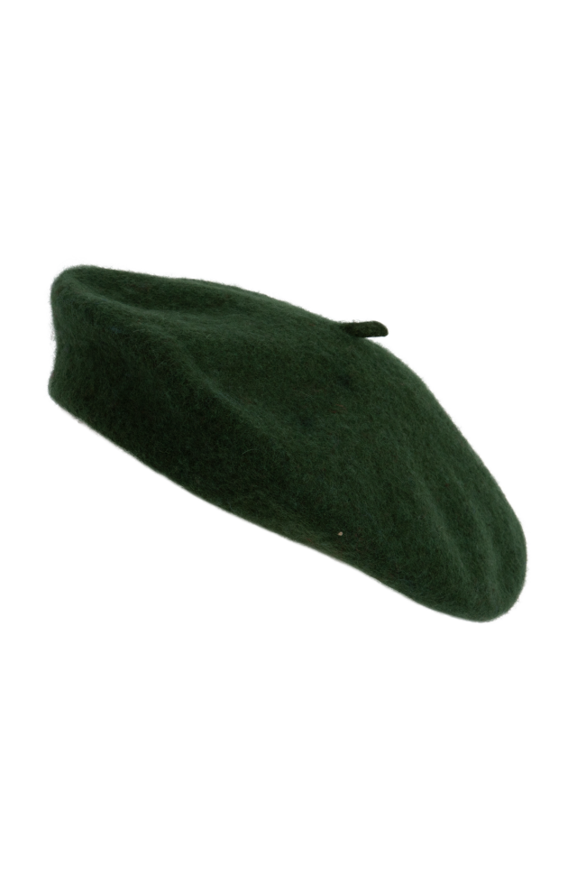 Béret basque vert