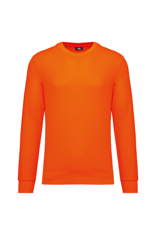 Sweat-shirt ORANGE fluo unisexe