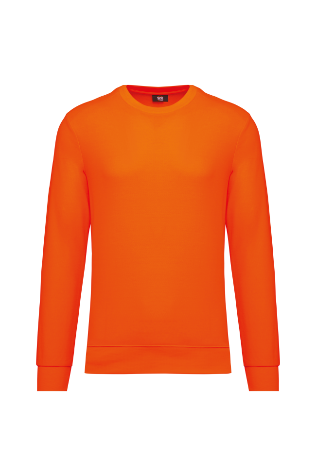 Sweat-shirt ORANGE fluo unisexe