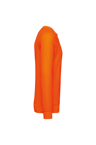 Sweat-shirt ORANGE fluo unisexe