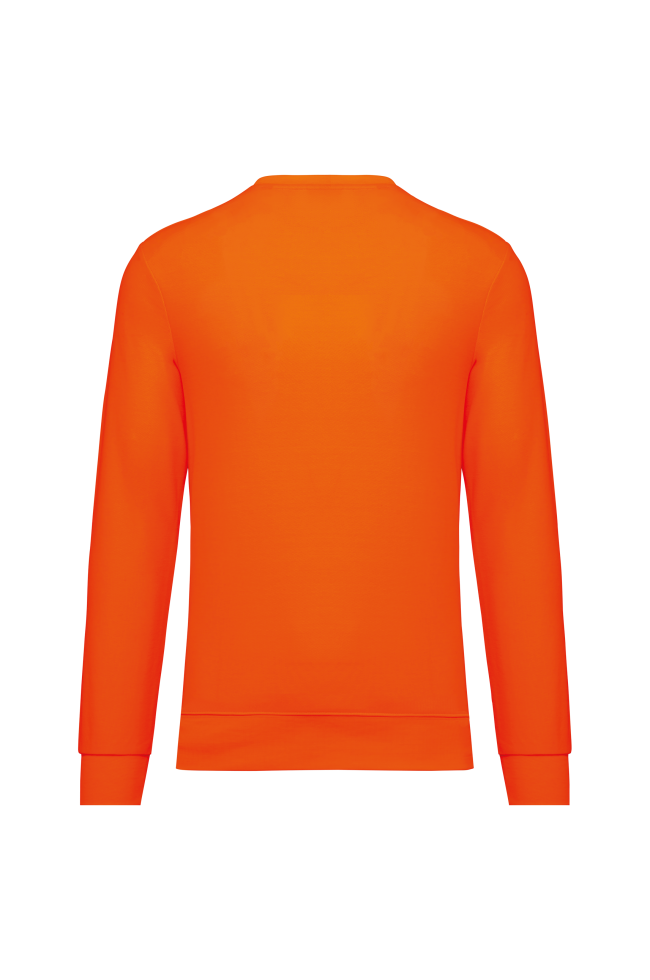Sweat-shirt ORANGE fluo unisexe