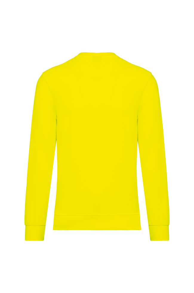 Sweat-shirt fluo unisexe polyester/coton personnalisable