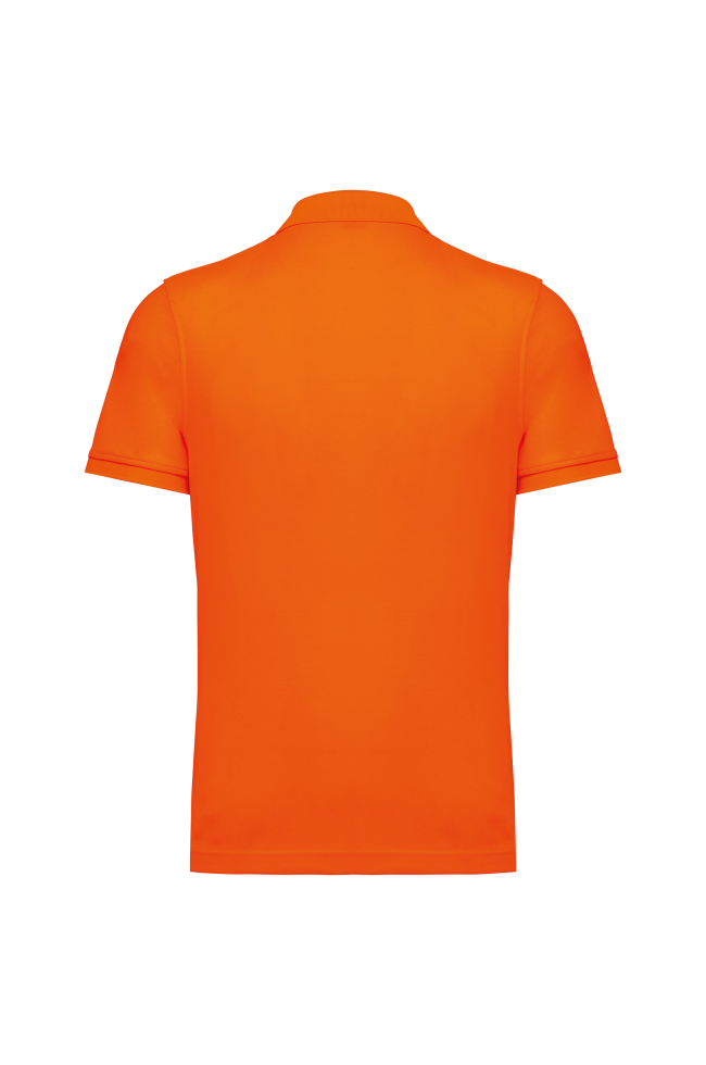 Polo unisexe éco coton/polyester personnalisable orange