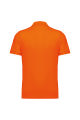 Polo unisexe éco coton/polyester personnalisable orange
