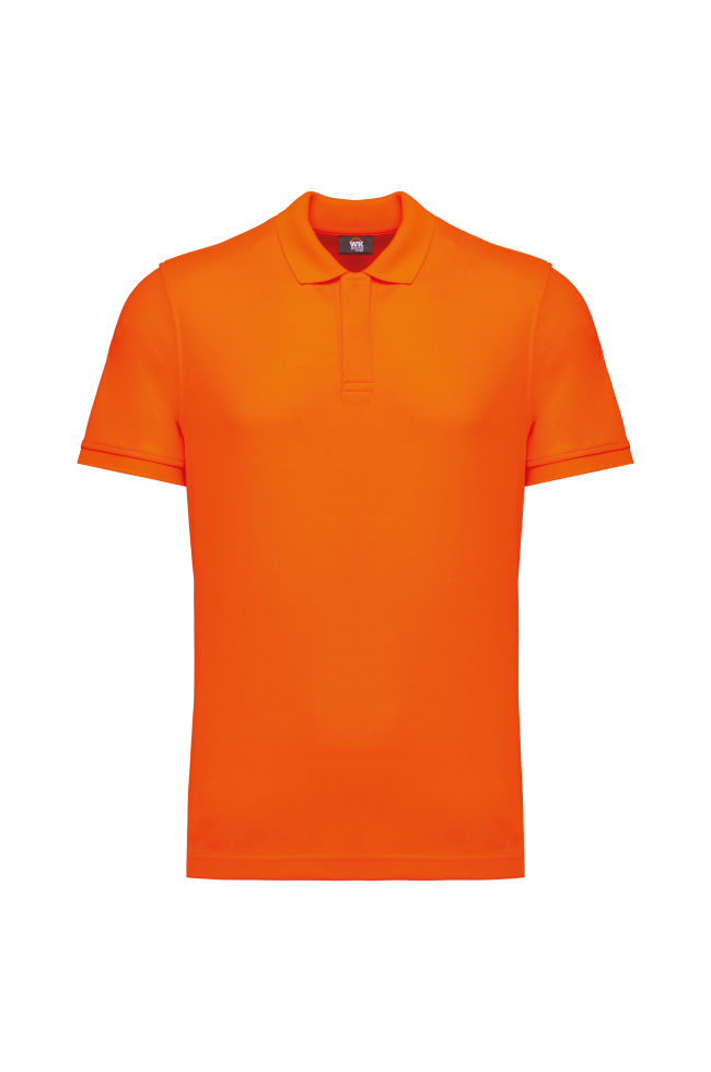 Polo unisexe éco coton/polyester personnalisable orange