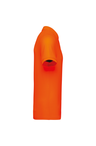 Polo unisexe éco coton/polyester personnalisable orange