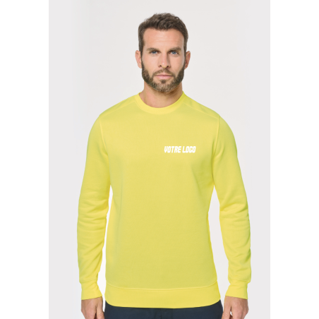 Sweat-shirt fluo unisexe polyester/coton personnalisable