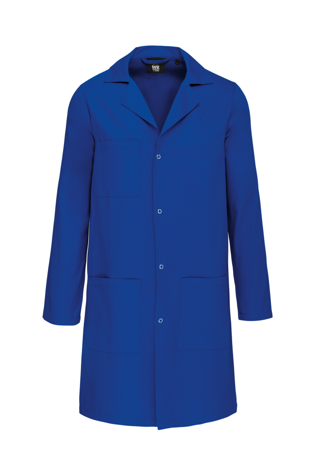 Blouse de travail unisexe bleu