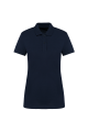 Polo Supima® manches courtes femme personnalisé bleu navy