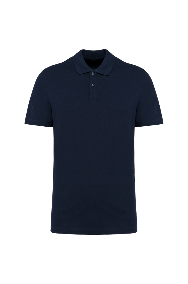 Polo Supima® bleu