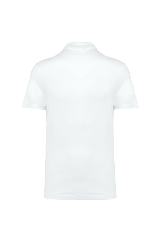 Polo Supima® blanc