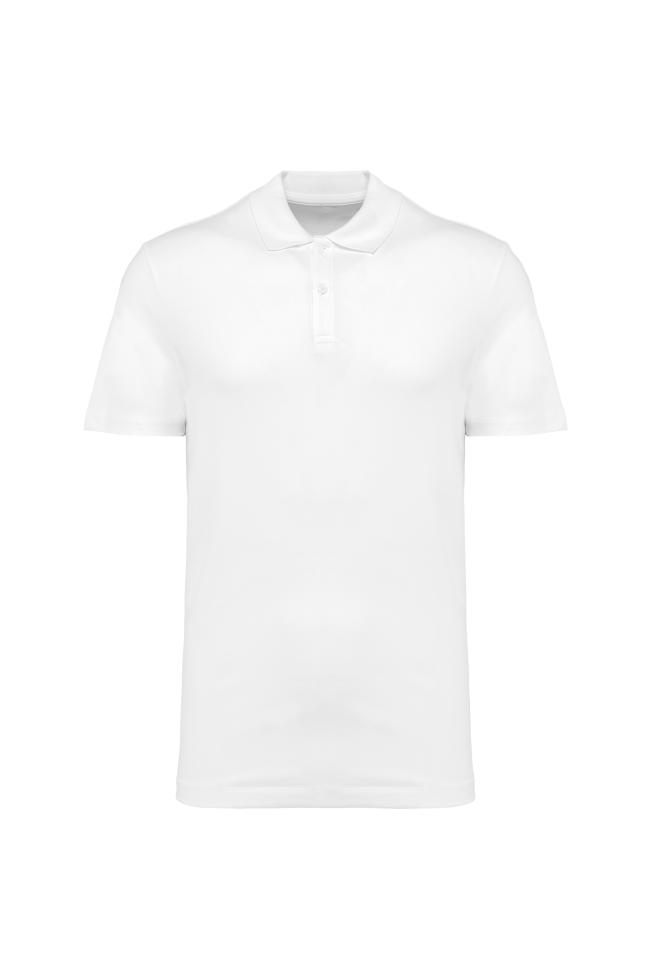Polo Supima® blanc