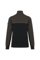 Sweat-shirt écoresponsable col zippé unisexe personnalisable