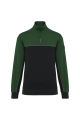 Sweat-shirt écoresponsable col zippé unisexe personnalisable