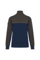 Sweat-shirt écoresponsable col zippé unisexe personnalisable
