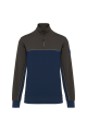 Sweat-shirt écoresponsable col zippé unisexe personnalisable