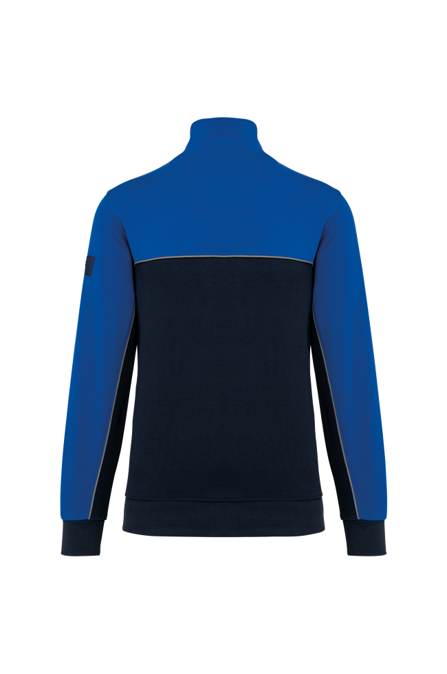 Sweat-shirt écoresponsable col zippé unisexe personnalisable
