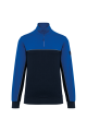 Sweat-shirt écoresponsable col zippé unisexe personnalisable