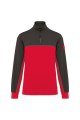 Sweat-shirt écoresponsable col zippé unisexe personnalisable